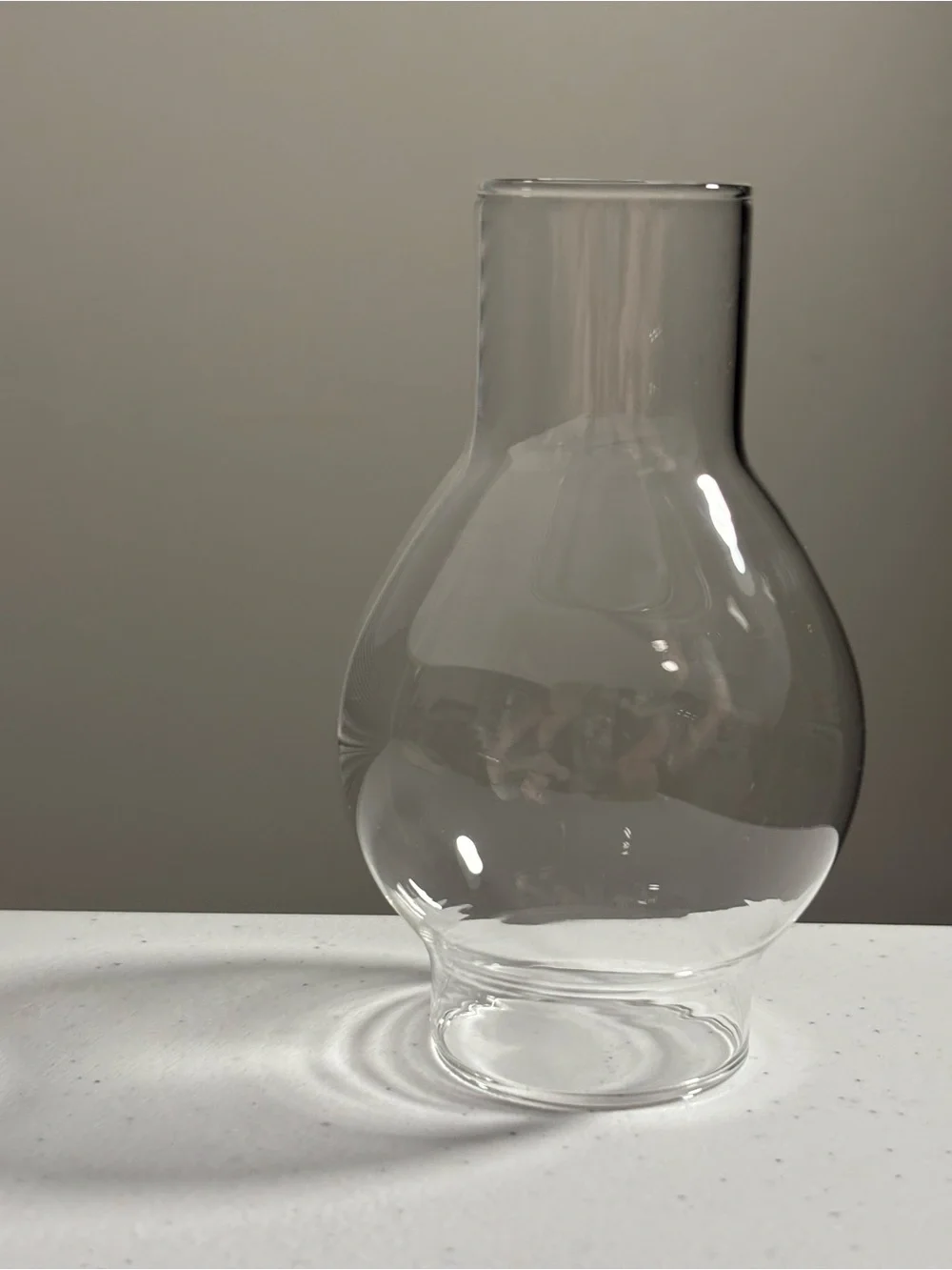 Clear Glass Hurricane Candle Chimney 4.91” Taper Candle Holder Sleeve Wind Guard